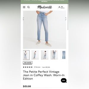The petite perfect vintage jean